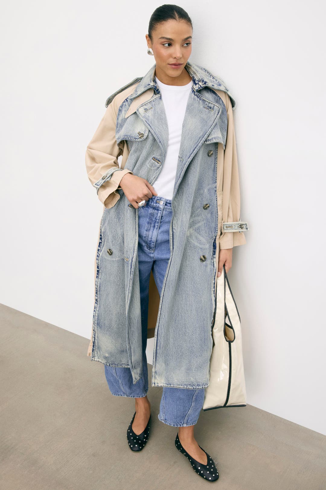 【3.1 Phillip Lim】ハイブリッド デニムトレンチコート Hybrid Denim Trench – 3.1 Phillip Lim