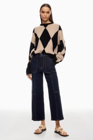 Getty Crop Utility Jeans by Rails
