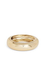 Gold Liquid Metal Dome Bangle by Alexis Bittar