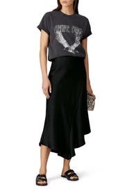 Washed Black Eagle Lili Tee by Anine Bing