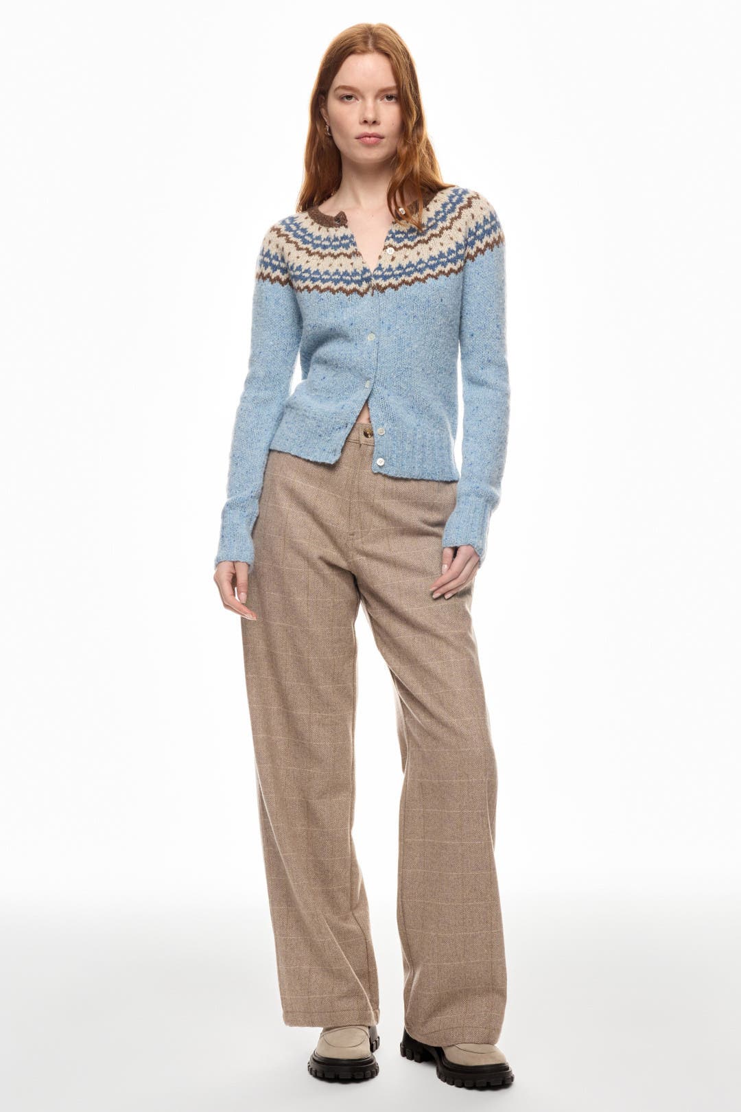 Marge Fair Isle Cardigan by Ann Mashburn | Rent the Runway