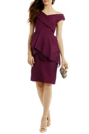 Pump Up In Plum Sheath by Lela Rose