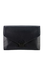 Black Nappa Lock Clutch by Loeffler Randall