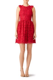 Red Kinsley Dress by nha khanh