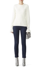 Compact Flare Sleeve Sweater by Opening Ceremony