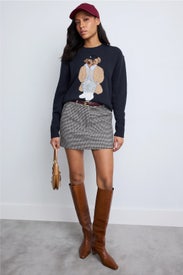 Wool Bear Long Sleeve Collared Pullover Sweater by Polo Ralph Lauren