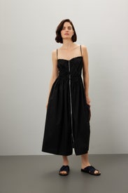 Black Bow Tie Dress by Rosetta Getty x RTR