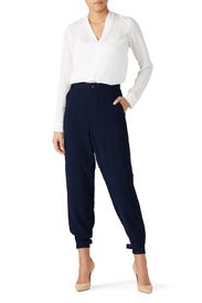 Indigo Barrier Islands Pants by Trina Turk