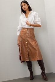 Leatherette Skirt by Area Stars