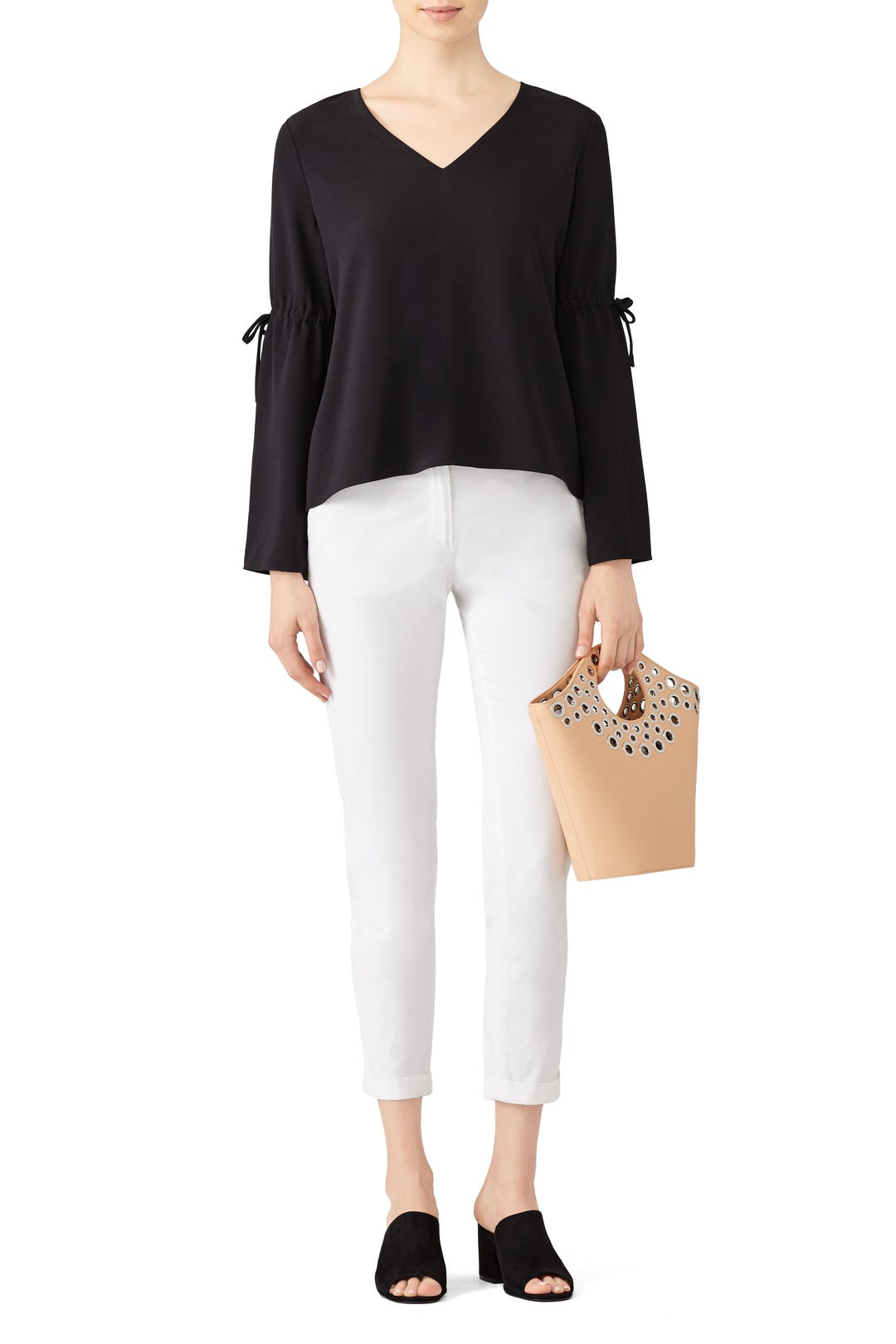 Black Ingrid Blouse by Cooper & Ella 0