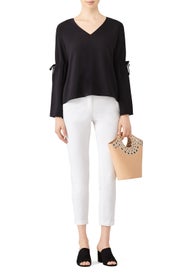 Black Ingrid Blouse by Cooper & Ella