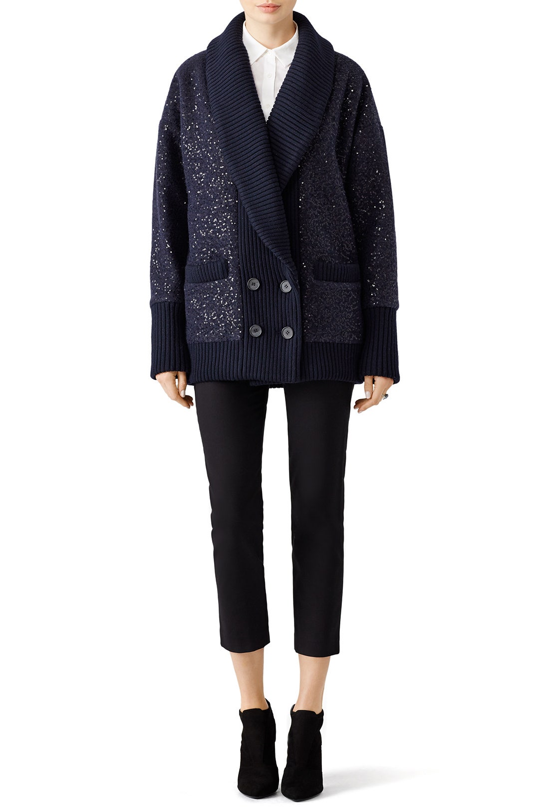 Zayde Embellished Cardigan by Diane von Furstenberg | Rent the Runway