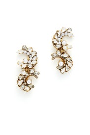 Swan Lake Crystal Earrings by Erickson Beamon