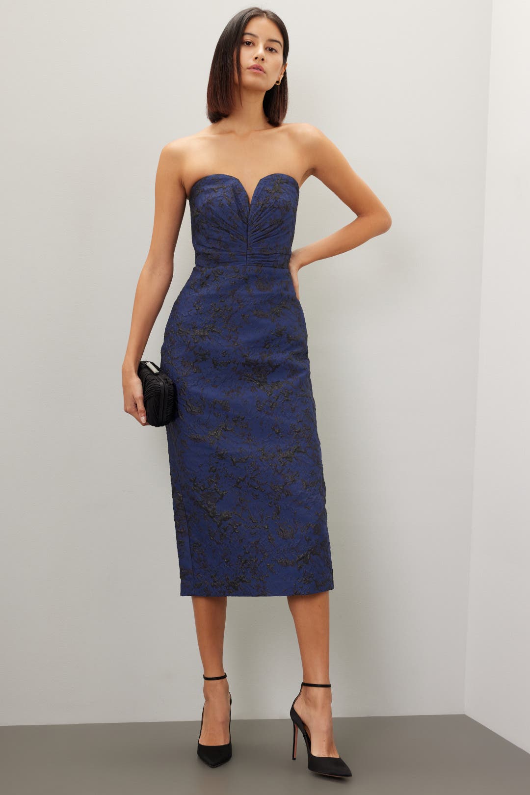 Cora Midi Dress by ML Monique Lhuillier | Rent the Runway