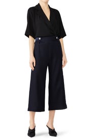 Pearl Cropped Trousers by Mother of Pearl