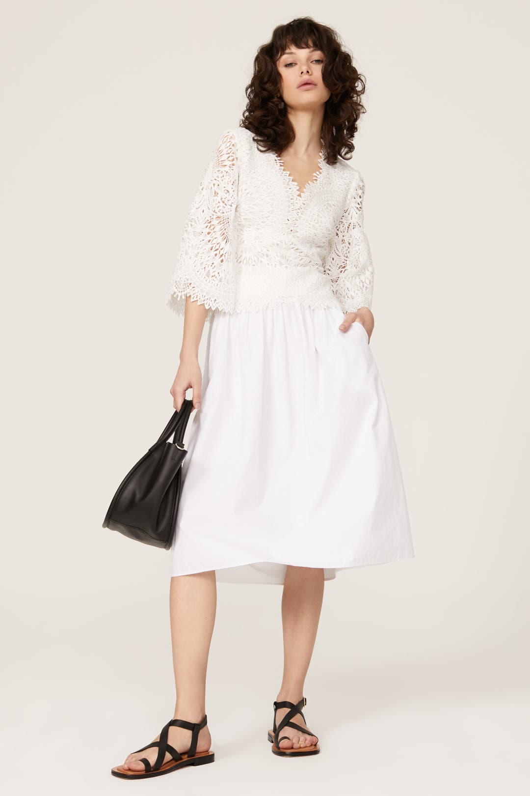 White Lace Top by Marissa Webb x RTR | Rent the Runway