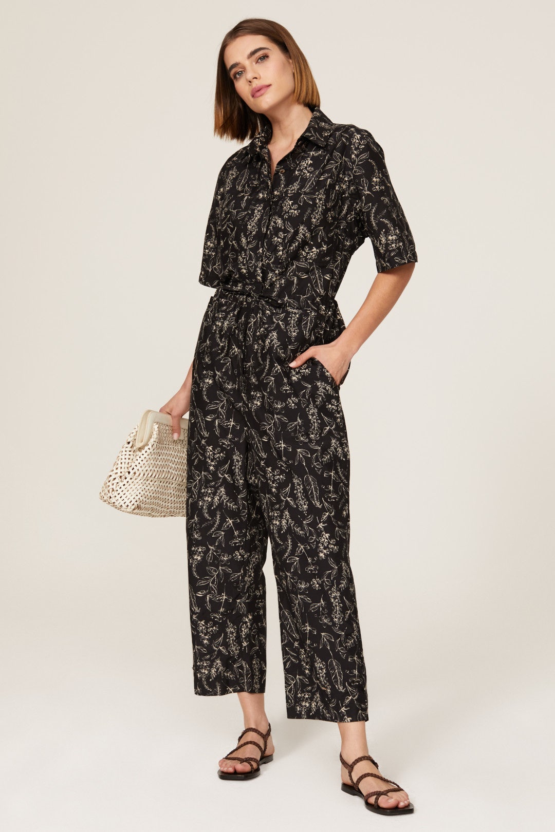 Printed Utility Jumpsuit by Thakoon 0