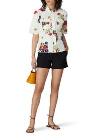 Twill Safari Shirt by Tory Burch