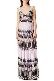 Lavender Scene Gown by Alberta Ferretti