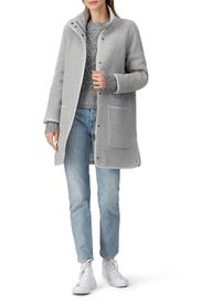 Grey Estate Cocoon Coat by Madewell