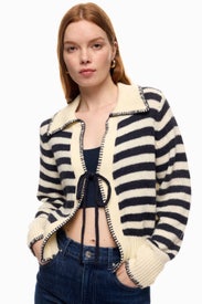Striped Sailor Cardigan by Moon River