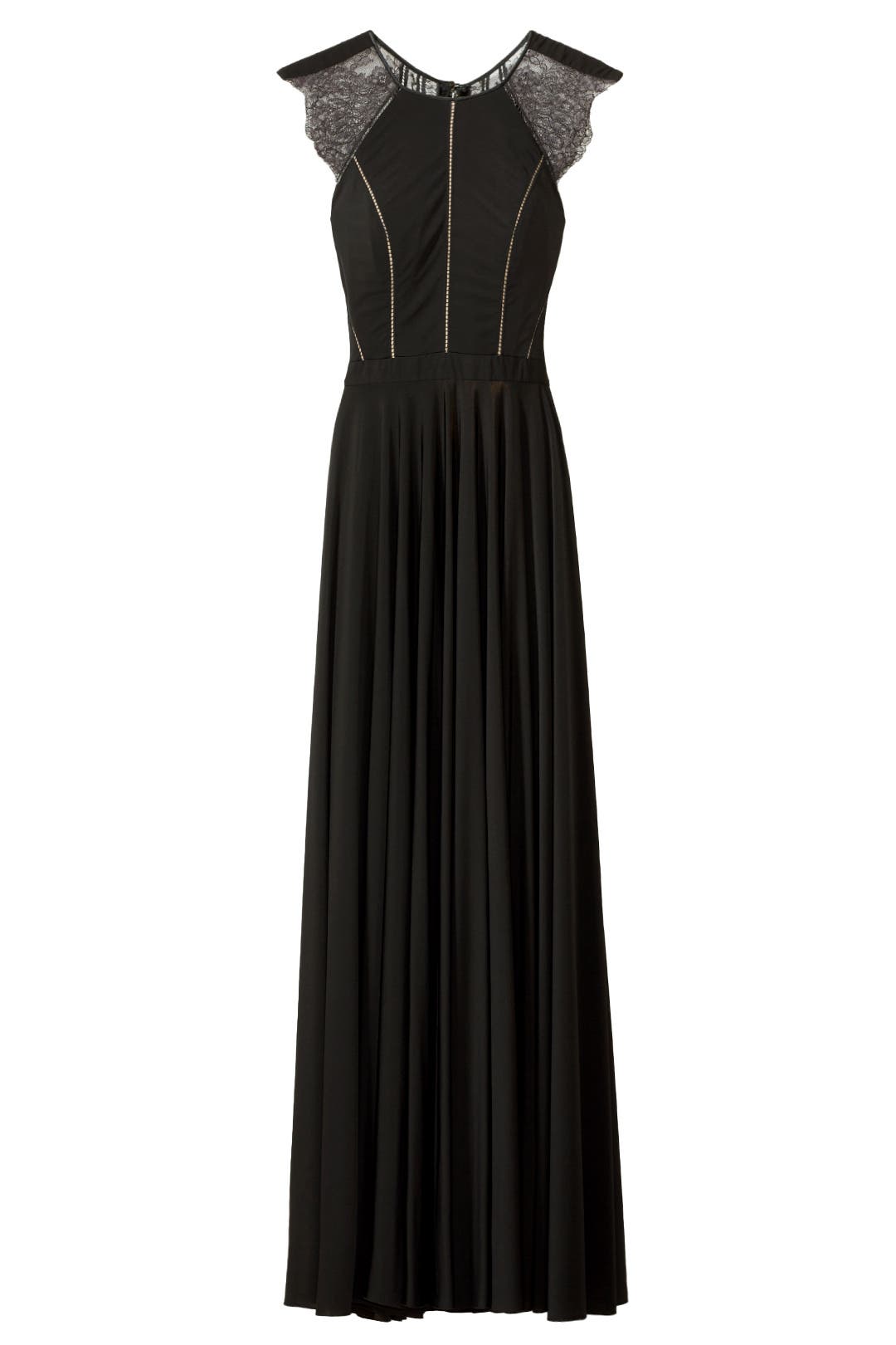 CATHERINE DEANE 黒いレーストップ Black Simone Gown by CATHERINE DEANE | Rent the Runway