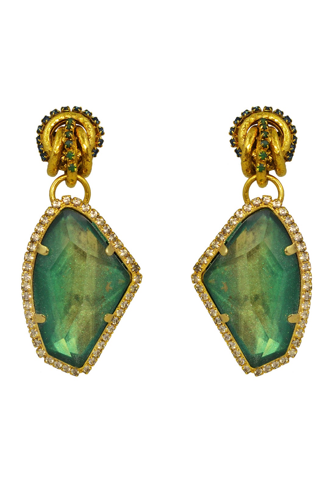 Emerald Garden Party Earring by Erickson Beamon 0