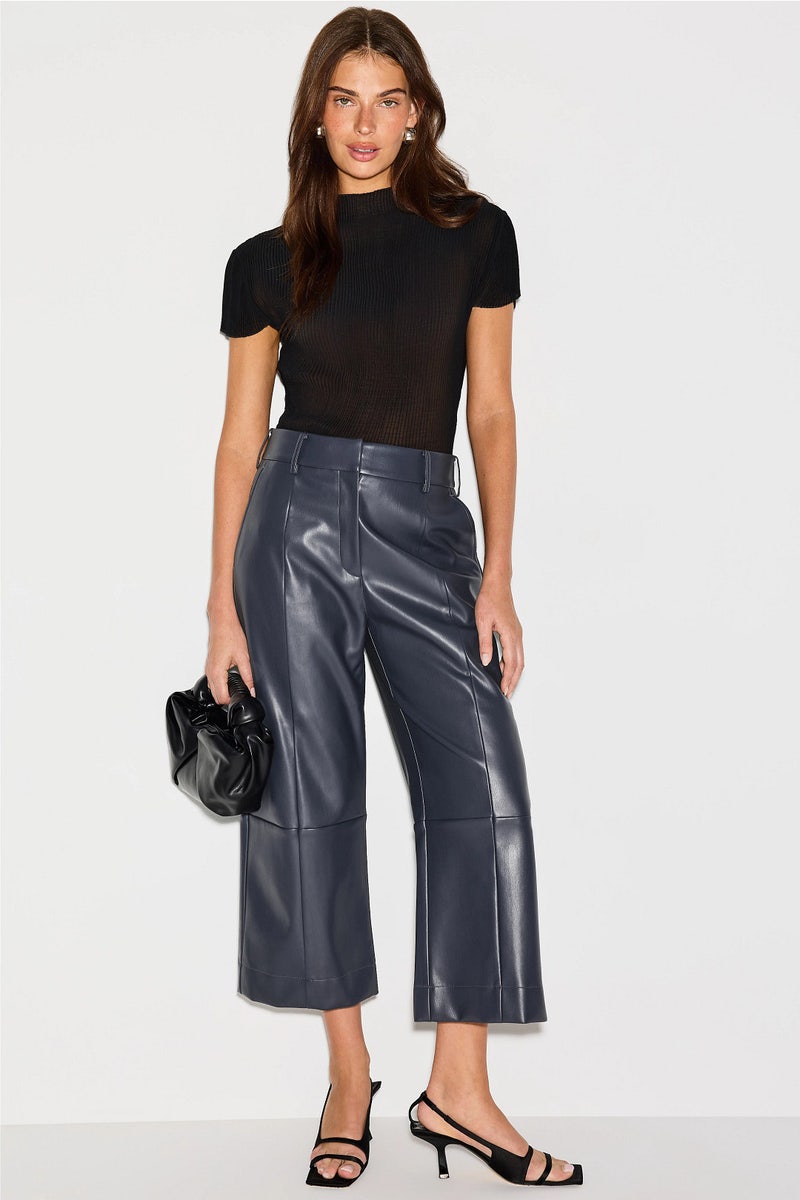 Faux Leather Cropped Pants by Jason Wu x RTR - Photo 0