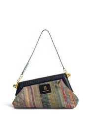 Striped Shoulder Bag by Kooreloo