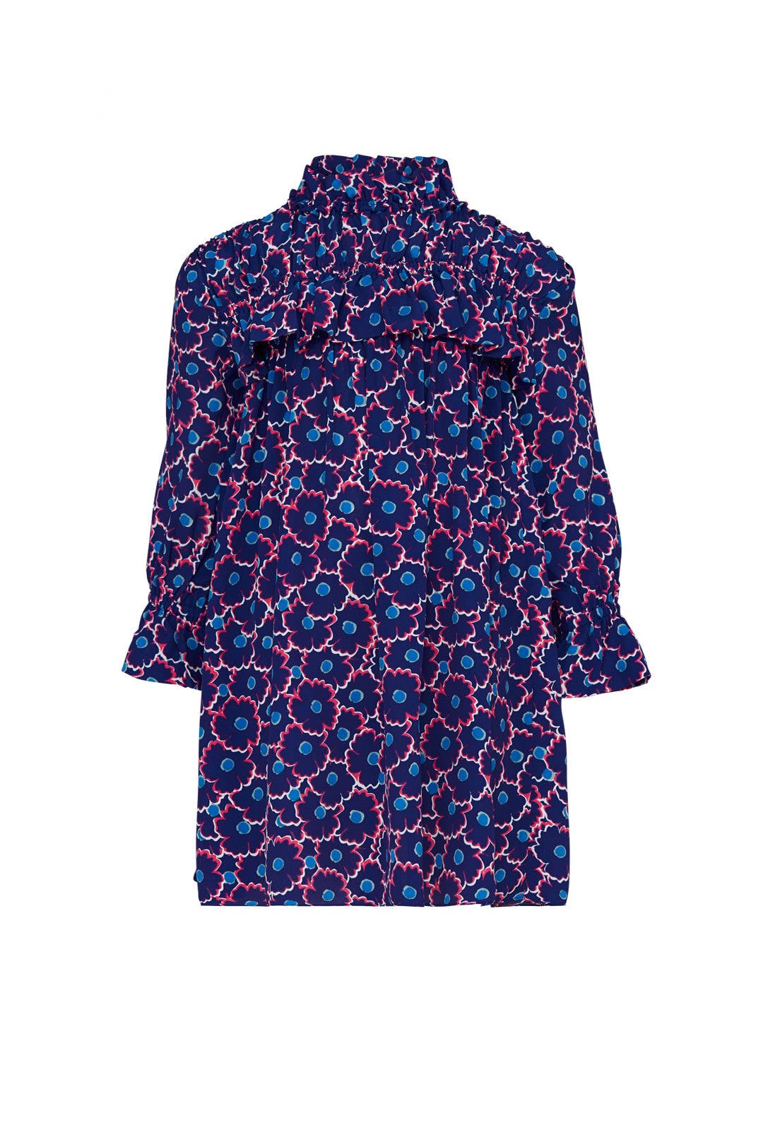 Girls Floral High Neck Dress by Marni Kids