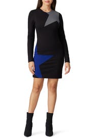 Ponte Star Dress by Nicole Miller