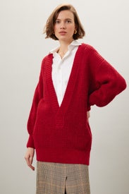 Deep V-Neck Pull Over by Scotch & Soda