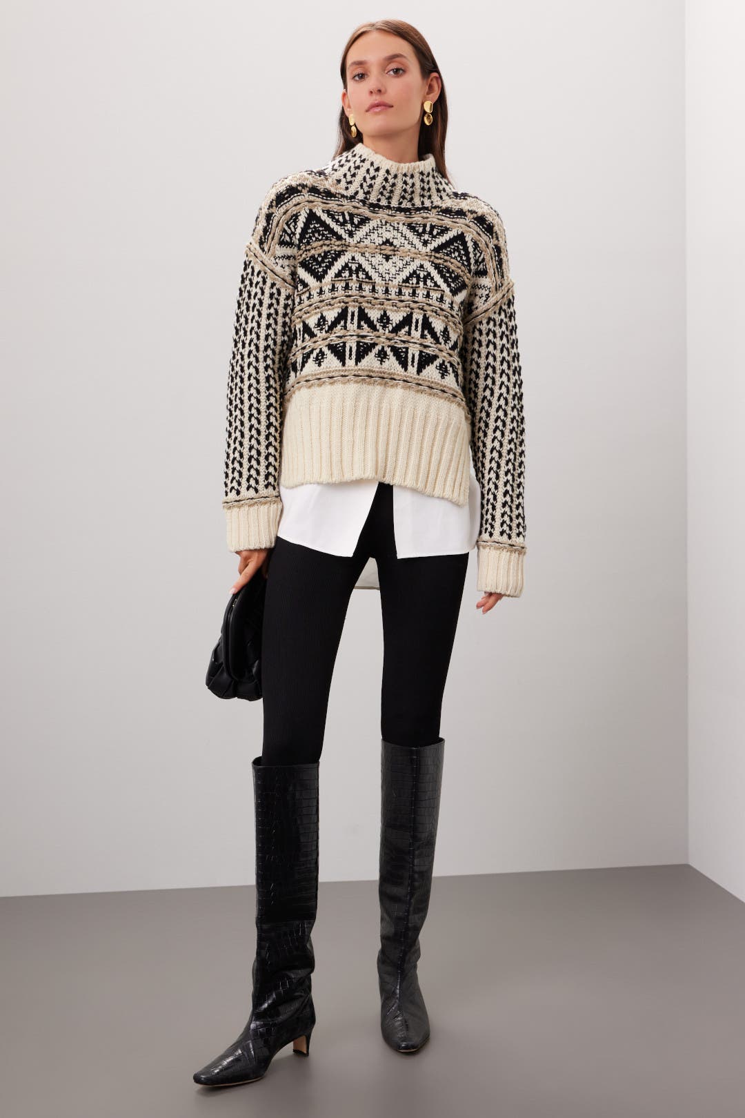 Knit Embroidered Sweater by Philosophy di Lorenzo Serafini | Rent