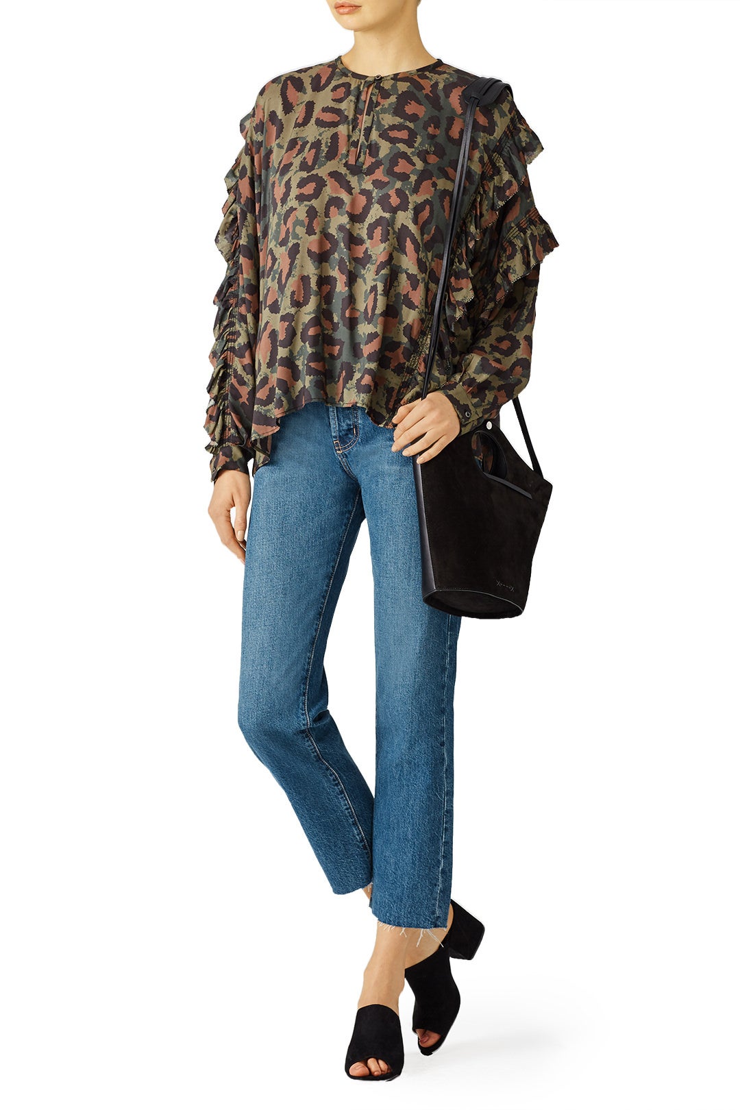 Green Leopard Top by Zadig & Voltaire 0