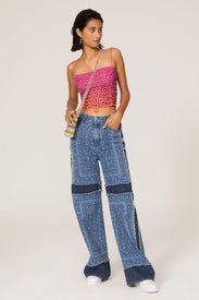 Pink Leopard Capri Top by AFRM