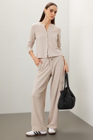 Sweater Cargo Pants by DONNI.