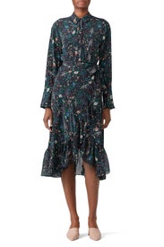 Floral Scarlet Print Dress by Marissa Webb