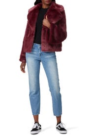 Faux Fur Madam Butterfly Jacket by Unreal Fur