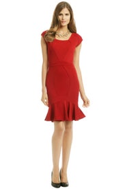 Red Snapper Dress by ZAC Zac Posen
