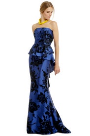 Stamped With Flowers Gown by Badgley Mischka