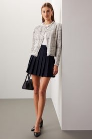 Buckle Pleated Skirt by DUNST