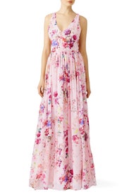 Pink Floral Fields Maxi by Slate & Willow