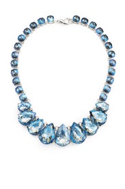 Blue Teardrop Necklace by Slate & Willow Accessories