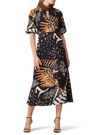 Rosella Bird Dress by Temperley London