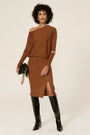 Asymmetrical Sweater Dress by Victor Alfaro x RTR