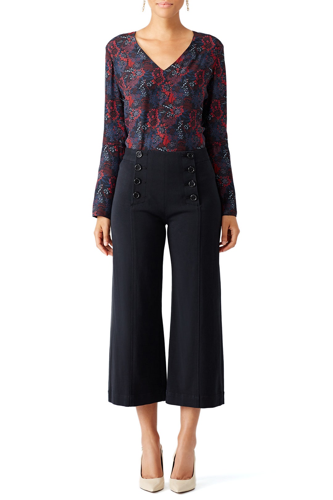 Dark Botanical Top by Waverly Grey 0