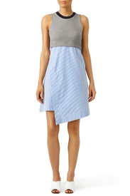 Grey Popover Dress by Carven