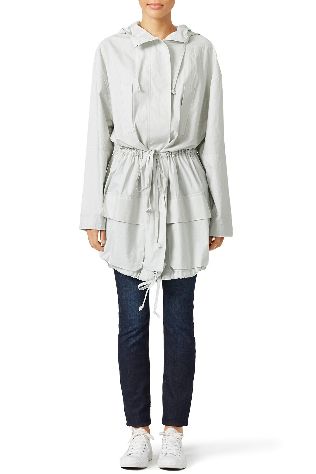 Short Boven Cotton Parka by Equipment 0