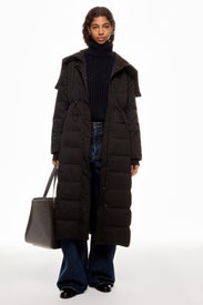 Hooded A-Line Puffer Jacket by Jason Wu x RTR
