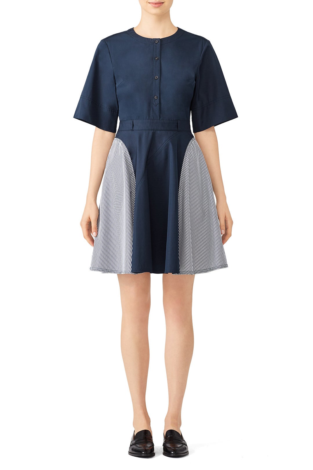 Stripe Cotton Dress by Jason Wu 0